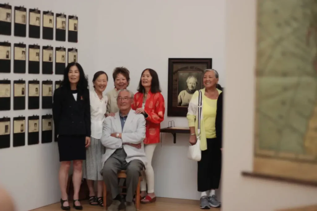 It was the official public opening day of the Chinese Canadian Museum in Vancouver’s Chinatown on Saturday (July 1, 2023). The feature exhibit, Paper Trail, commemorates 100 years since the Chinese Exclusion Act was implemented. It’s the largest collection of the identity cards, with families sharing their ancestors cards. (Lauren Collins)